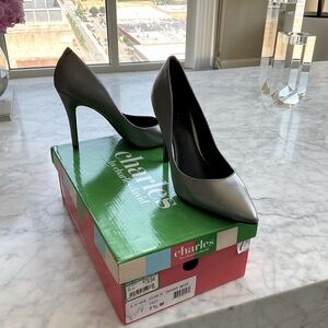Charles David Pact Stiletto Heel Size 7 Silver